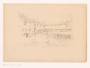 View of Pond by Joseph Pennell
