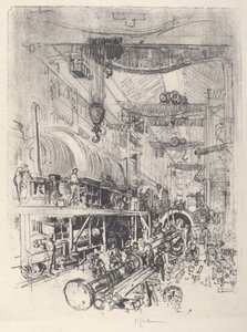 Making a Turbine Engine by Joseph Pennell