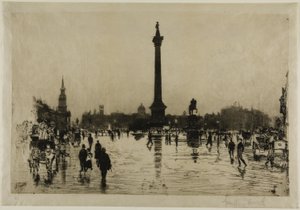 Nelson Monument, Trafalgar Square, London