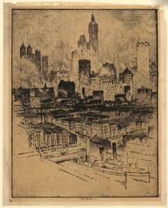 New York from Brooklyn Bridge