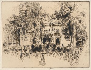 Old Cathedral by Joseph Pennell