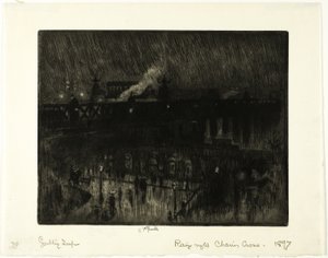 Rainy Night, Charing Cross Station