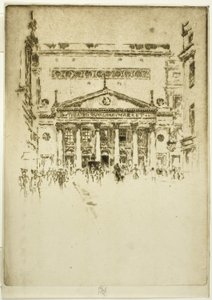 Royal Haymarket Theatre by Joseph Pennell
