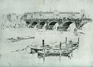 Somerset House by Joseph Pennell