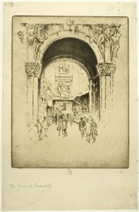 Swan at Leadenhall by Joseph Pennell