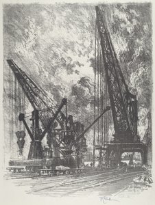 Taking the Big Gun Away by Joseph Pennell