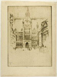 The Guild Hall by Joseph Pennell