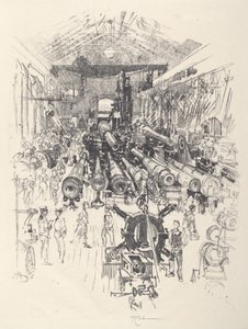 The Gun Factory by Joseph Pennell