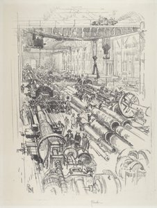 The Gun Shop by Joseph Pennell