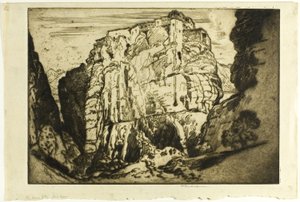The Home of the Baa Laam by Joseph Pennell