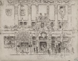 The Institute, Piccadilly by Joseph Pennell