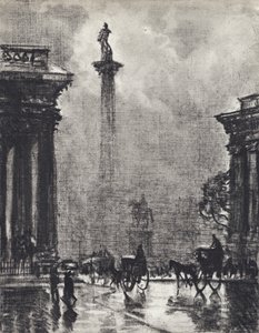 The Nelson Column by Joseph Pennell