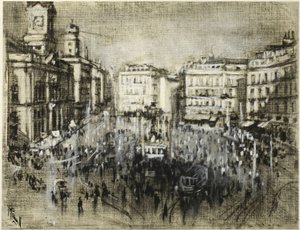 The Puerta del Sol, Madrid