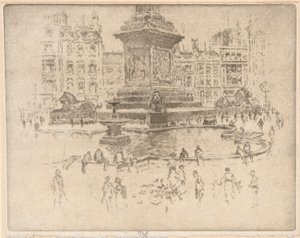 Trafalgar Square by Joseph Pennell
