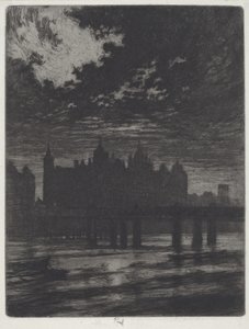 Whitehall Court by Joseph Pennell