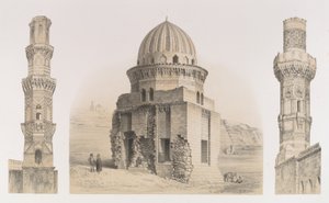 Tombs and Minarets, Cairo, 1843 by Joseph Philibert Girault De Prangey