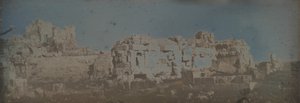 Hexagonal Court, Temple of Jupiter, Baalbek, 1843 by Joseph Philibert Girault De Prangey