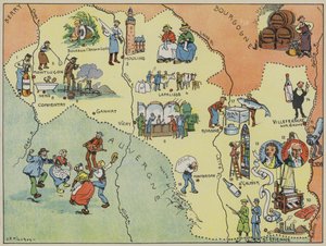 Bourbonnais-Lyonnais by Joseph Porphyre Pinchon