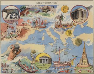 Mediterranee by Joseph Porphyre Pinchon