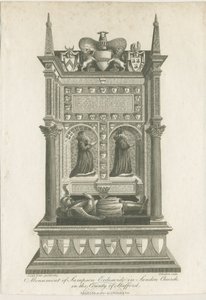 Sandon Church - Tomb of Sampson Erdeswicke by Joseph Potter