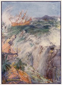 Destruction of Port Royal, Jamaica by Joseph Ratcliffe (after) Skelton