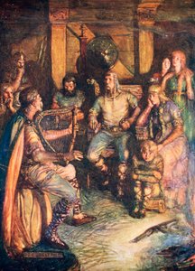 Minstrel Singing of the Famous Deeds of Heroes