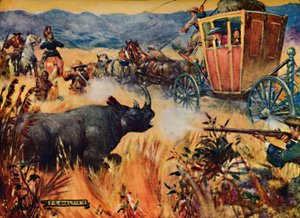 Simon van der Stel and the Rhinoceros, 1909 by Joseph Ratcliffe Skelton