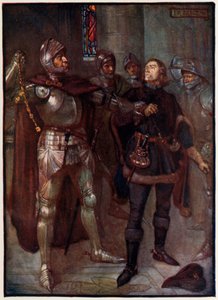 The Earl of Angus Stripping a Gold Chain from Around the Neck of Robert Cochrane by Joseph Ratcliffe Skelton