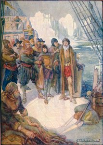 These Cruel Men Meant to Turn Hudson Adrift on the Icy Waters by Joseph Ratcliffe Skelton