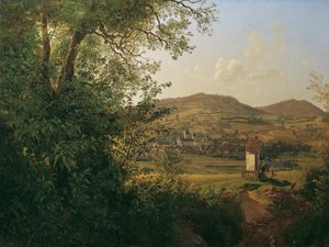 View of Pöggstall by Joseph Rebell