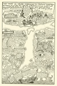 Map of the Turbid Amazon in Red and Black