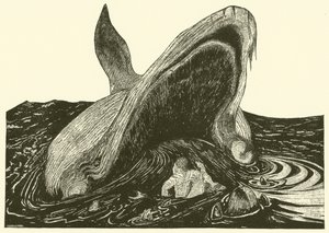 The Whale Swallowing the Mariner by Joseph Rudyard (after) Kipling