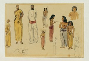 Sinhalese Priests in Ceylon