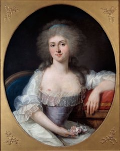 Portrait of Marie Therese Louise de Savoie Carignan, Princess de Lamballe