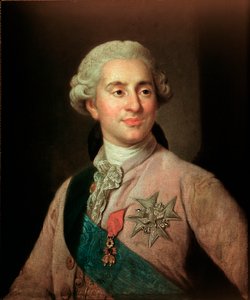 Portrait of Louis XVI (1754-1793) wearing the insignia of the Order of the Golden Fleece