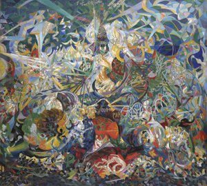 Battle of Lights, Coney Island, Mardi Gras by Joseph Stella