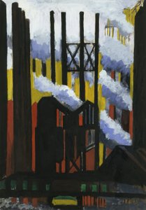 Steel Mill by Joseph Stella