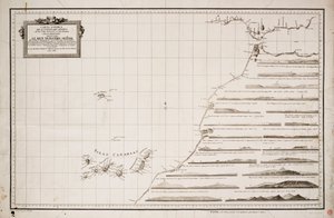 Map of the West Coast of Africa and the Canary Islands by Joseph Varelay Ulloa