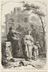 Abraham Dismissing Hagar by Joseph Wagner