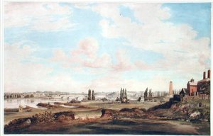 View of Philadelphia and the Schuylkill River, c.1816 by Joseph Watson