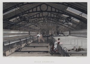 Mule spinning