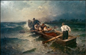 Pursuit of Poachers by Joseph Wopfner