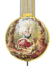 Louis XVI month-going mean and solar time mantel regulator with remontoire