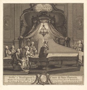 The Mechanical Concert by Joseph de Longueil after Charles Eisen
