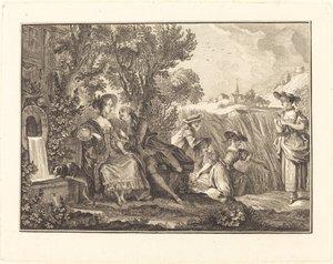 Summer by Joseph de Longueil after Charles Eisen