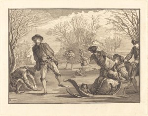 Winter by Joseph de Longueil after Charles Eisen