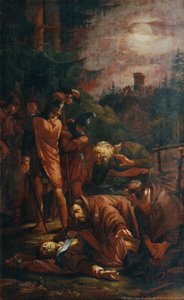 The Death of Count Palatine Otto of Bavaria by Joseph von Fuhrich