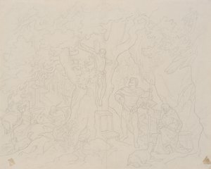 Scene from the Legend of Saint Christopher by Joseph von Fuhrich