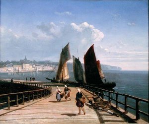 Pier with Fishing Boats