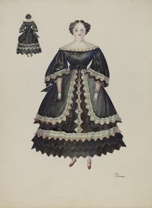 Doll - Minerva Pratt, c. 1937 by Josephine C. Romano